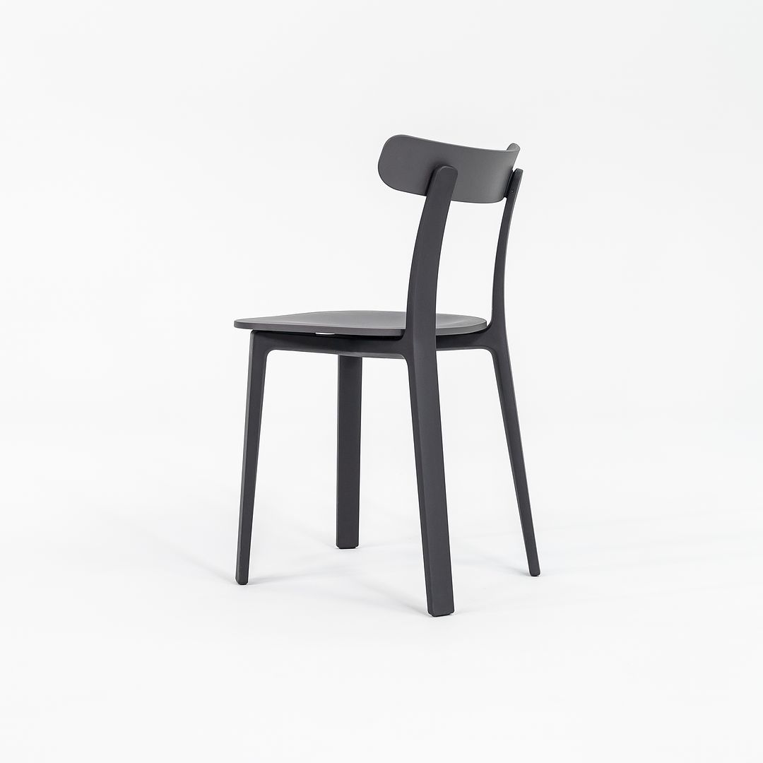 2019 Vitra All Plastic Dining Chairs by Jasper Morrison in Graphite Grey 16x Available