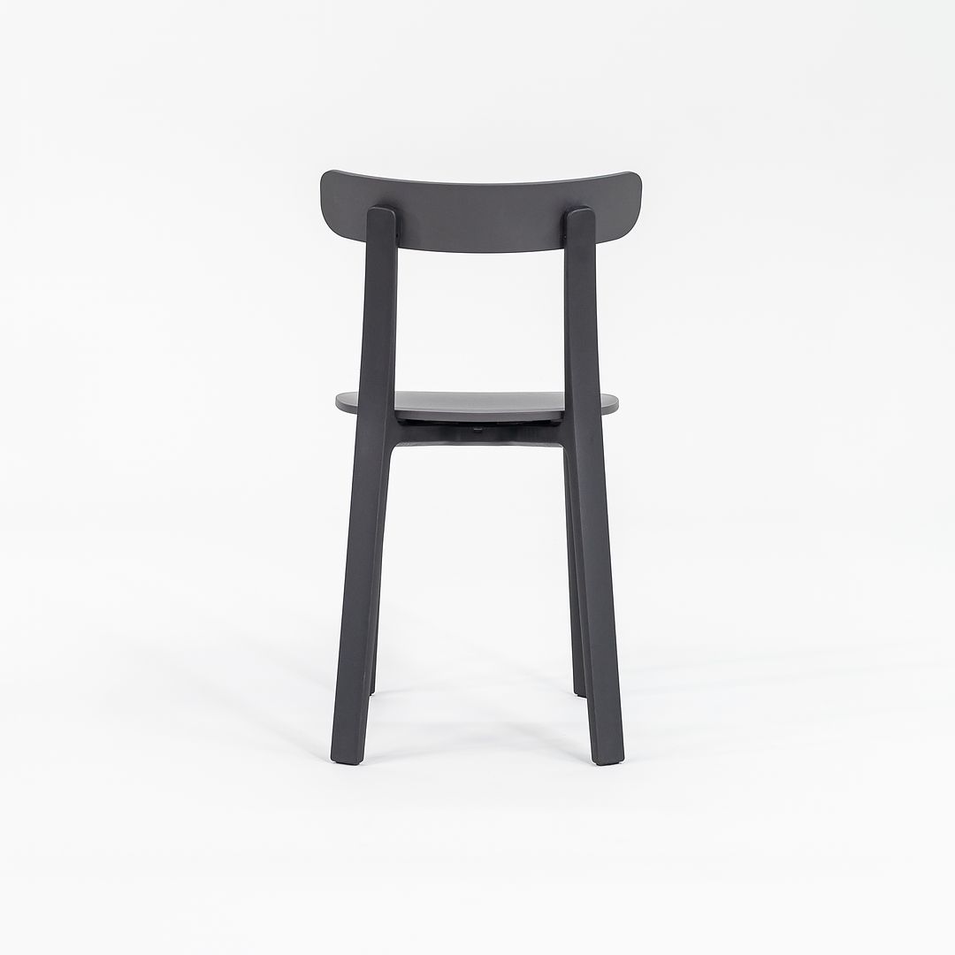 2019 Vitra All Plastic Dining Chairs by Jasper Morrison in Graphite Grey 16x Available