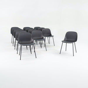 2018 Set of Thirteen Muuto Fiber Side Chairs in Black by Iskos Berlin