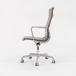 2005 Aluminum Group Executive Desk Chair by Charles and Ray Eames for Herman Miller in Dark Green Leather 7x Available