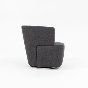 2013 Joel Swivel Lounge Chair by EOOS for Coalesse / Walter Knoll in Grey Felted Fabric 2x Available