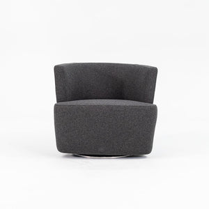 2013 Joel Swivel Lounge Chair by EOOS for Coalesse / Walter Knoll in Grey Felted Fabric 2x Available