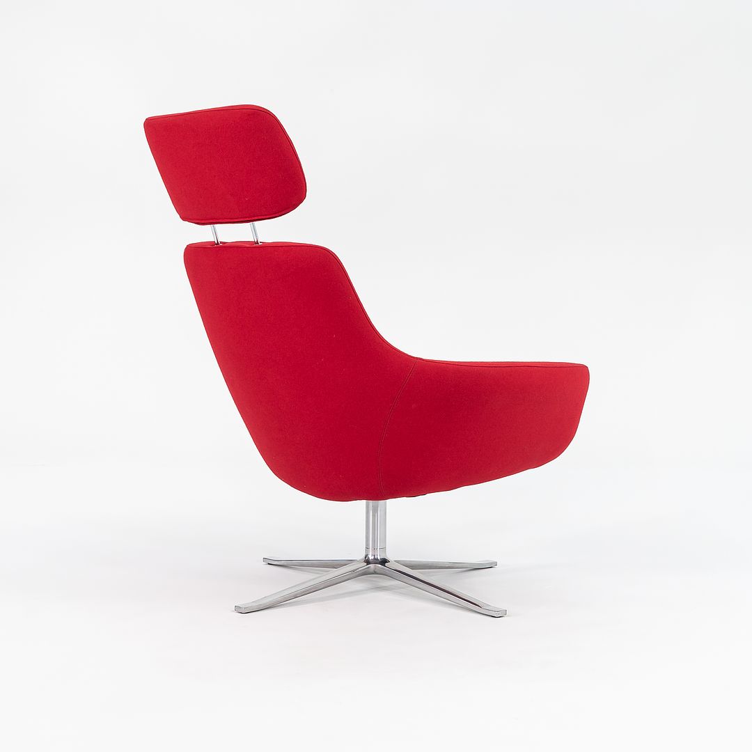 2013 Bob Swivel Chairs by Pearson Lloyd for Coalesse in Red Fabric 2x Available