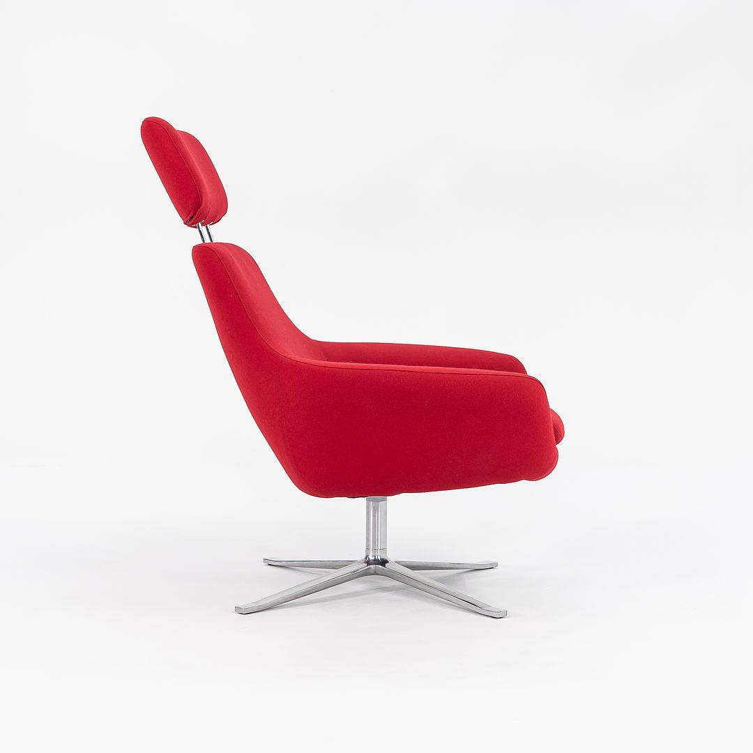 2013 Bob Swivel Chairs by Pearson Lloyd for Coalesse in Red Fabric 2x Available