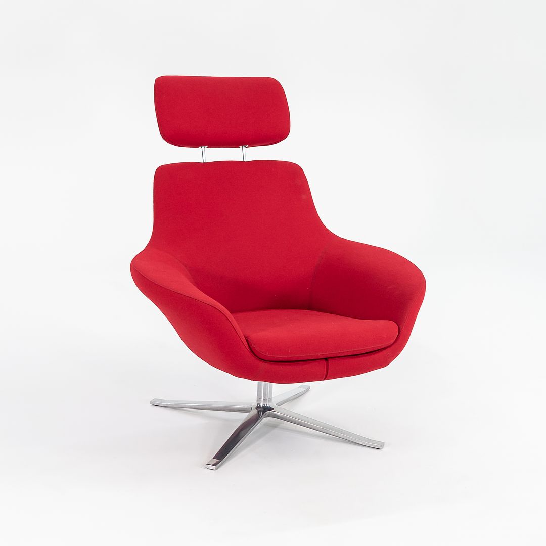 2013 Bob Swivel Chairs by Pearson Lloyd for Coalesse in Red Fabric 2x Available