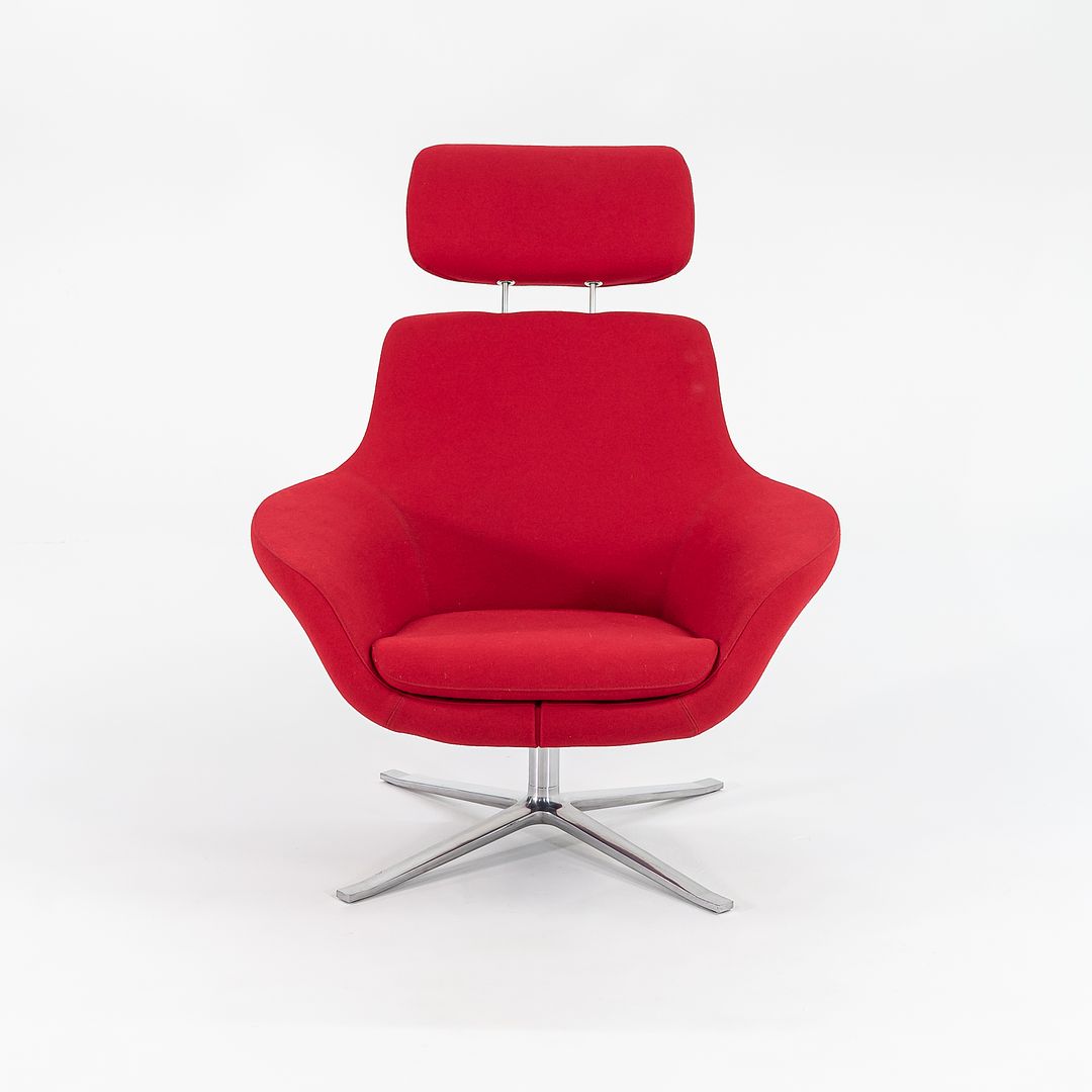 2013 Bob Swivel Chairs by Pearson Lloyd for Coalesse in Red Fabric 2x Available