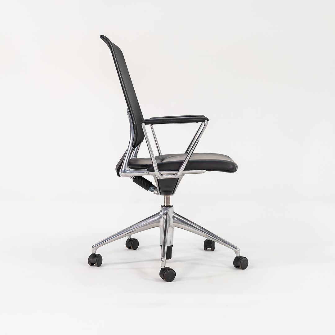 2008 Meda Conference chair by Alberto Meda for Vitra in Mesh with Leather Seats Sets Available