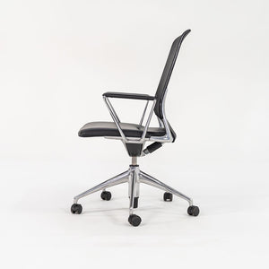 2008 Meda Conference chair by Alberto Meda for Vitra in Mesh with Leather Seats Sets Available