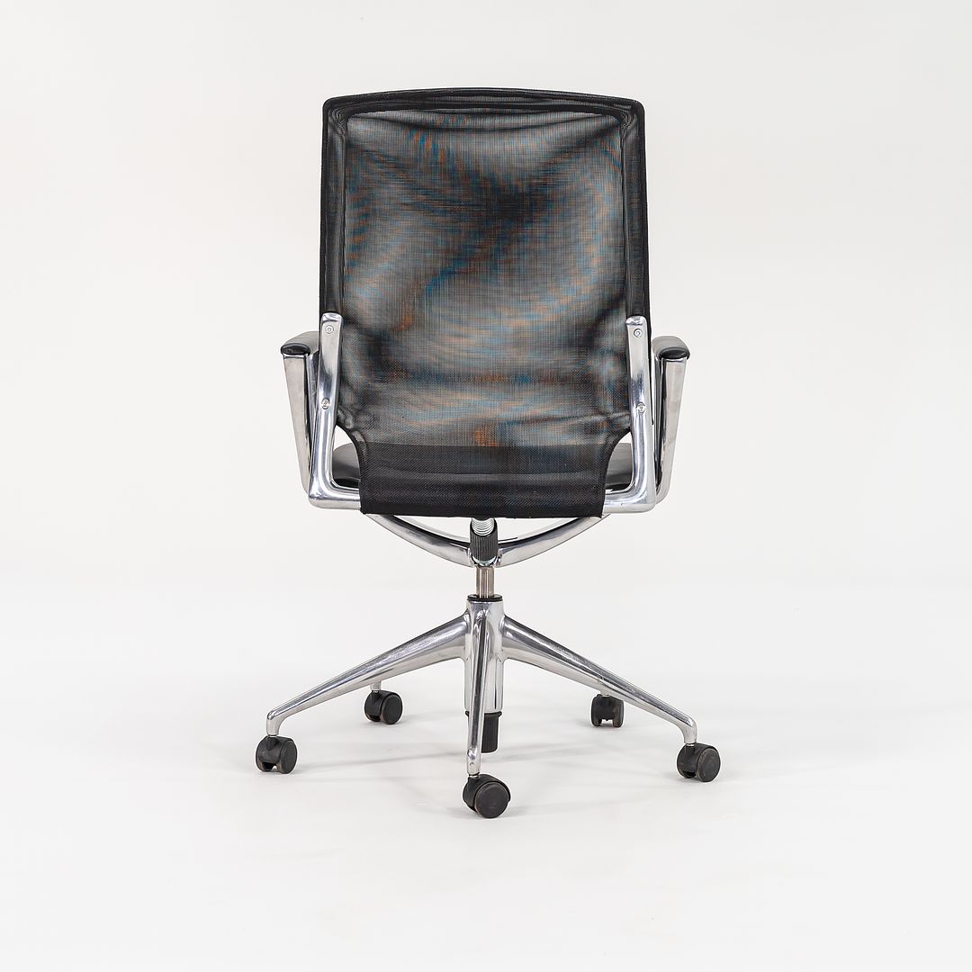 2008 Meda Conference chair by Alberto Meda for Vitra in Mesh with Leather Seats Sets Available