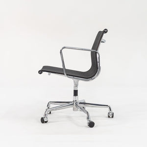 SOLD 2000s Eames Vitra Black Mesh Aluminum Group Management Desk Chair w/ Fixed Bases 2x Available