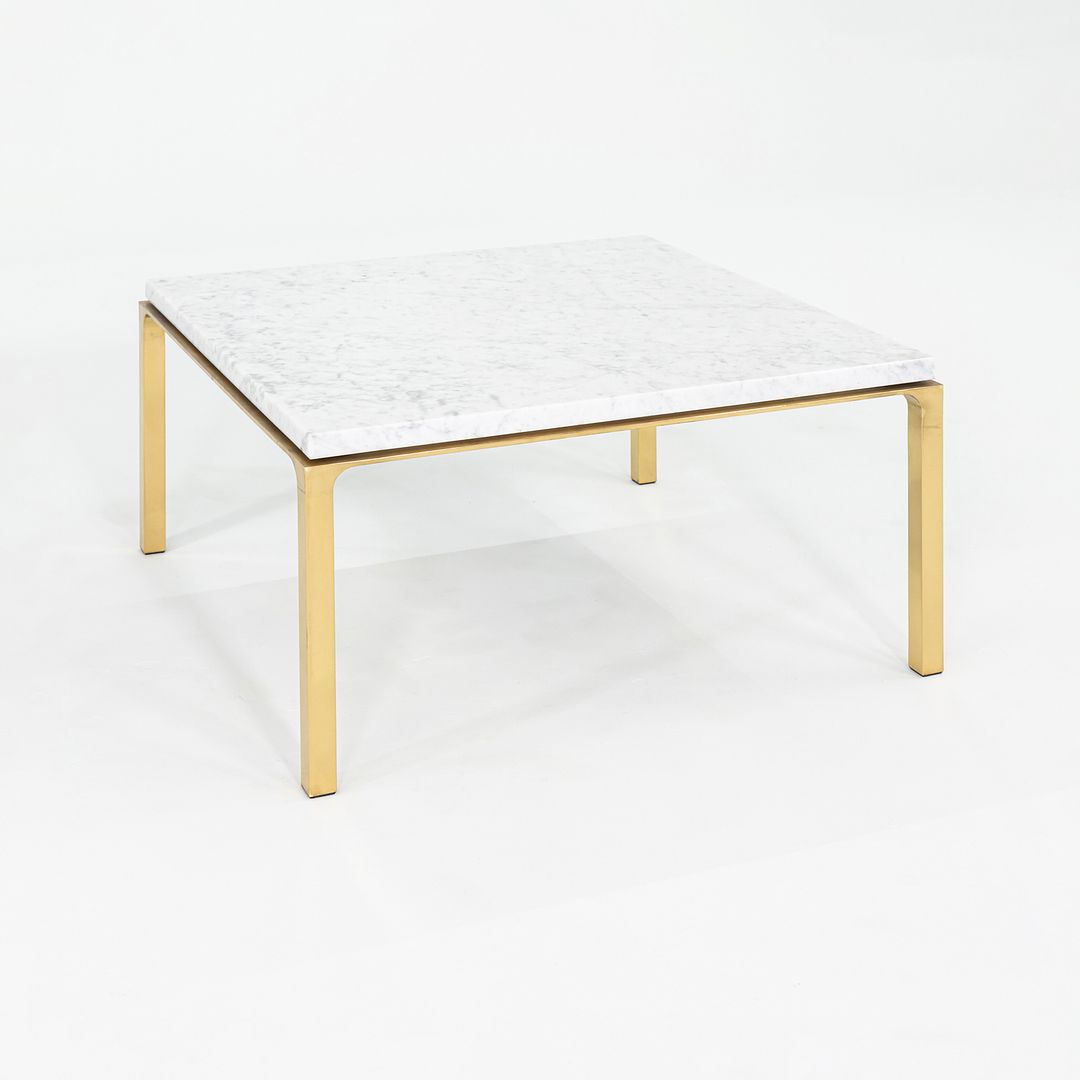 1970s Gordon Bunshaft and Davis Allen of SOM Bronze and Marble Coffee Table by Treitel Gratz