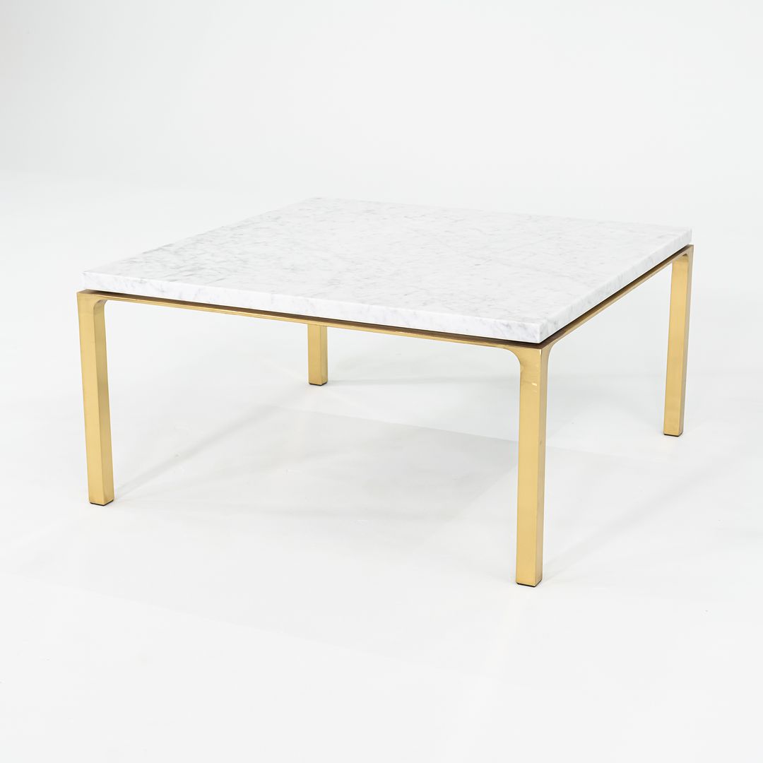 1970s Gordon Bunshaft and Davis Allen of SOM Bronze and Marble Coffee Table by Treitel Gratz