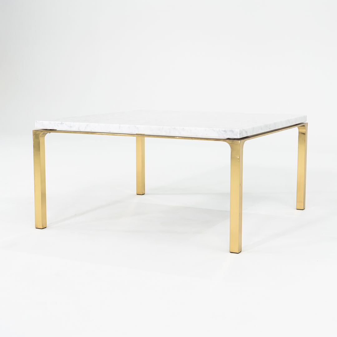 1970s Gordon Bunshaft and Davis Allen of SOM Bronze and Marble Coffee Table by Treitel Gratz