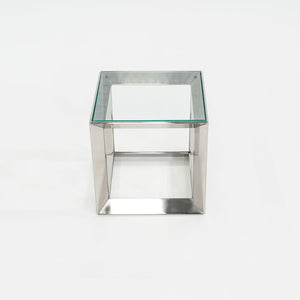 2010s David Rockwell for Gratz Industries Small Russian Doll End Table in Solid Stainless Steel