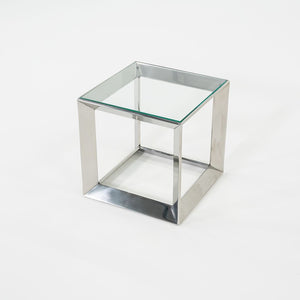 2010s David Rockwell for Gratz Industries Small Russian Doll End Table in Solid Stainless Steel