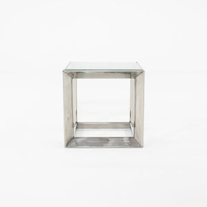 2010s David Rockwell for Gratz Industries Small Russian Doll End Table in Solid Stainless Steel