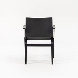 1989 Set of Four Ginotta Dining Chairs by Enrico Franzolini for Crassevig / Knoll in Ebonized Wood