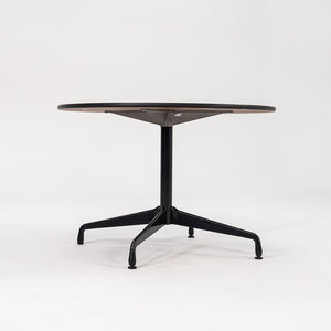 2011 Herman Miller Eames Contract Dining / Cafe Table with 42 inch Round Faux Oak Top 3x Available