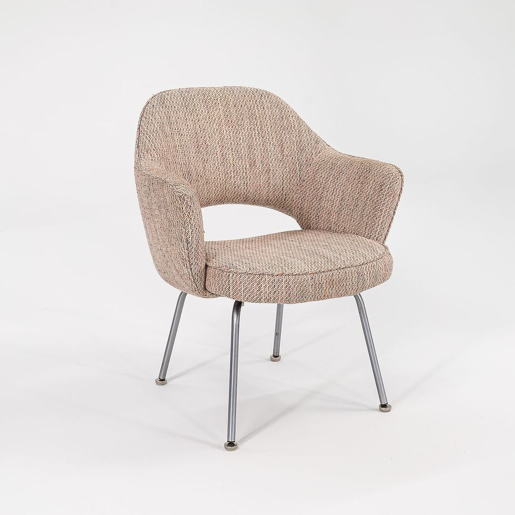 1960s Knoll Saarinen Executive Desk Chair, Model 71 USB by Eero Saarinen for Knoll Steel, Plastic, Foam, Fabric, Plywood, Polyurethane