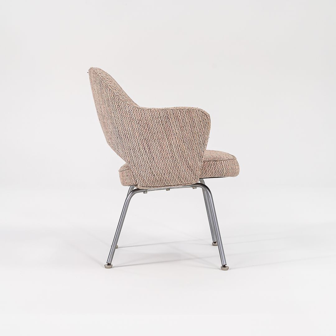 1960s Knoll Saarinen Executive Desk Chair, Model 71 USB by Eero Saarinen for Knoll Steel, Plastic, Foam, Fabric, Plywood, Polyurethane