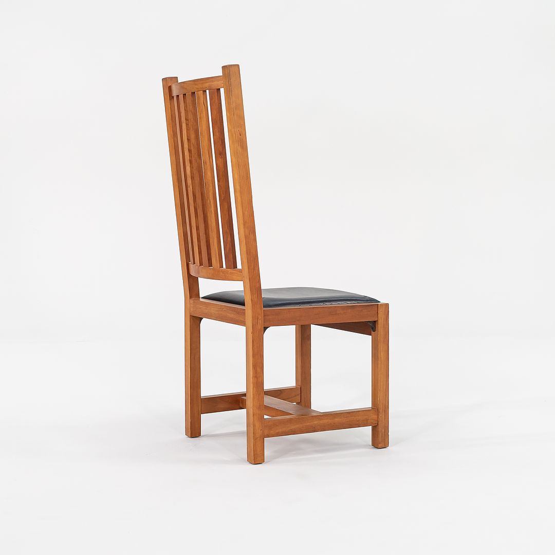 1990 Slatted Mission-Style Dining Chair by Thomas Moser in Solid Cherry Hardwood Sets Available