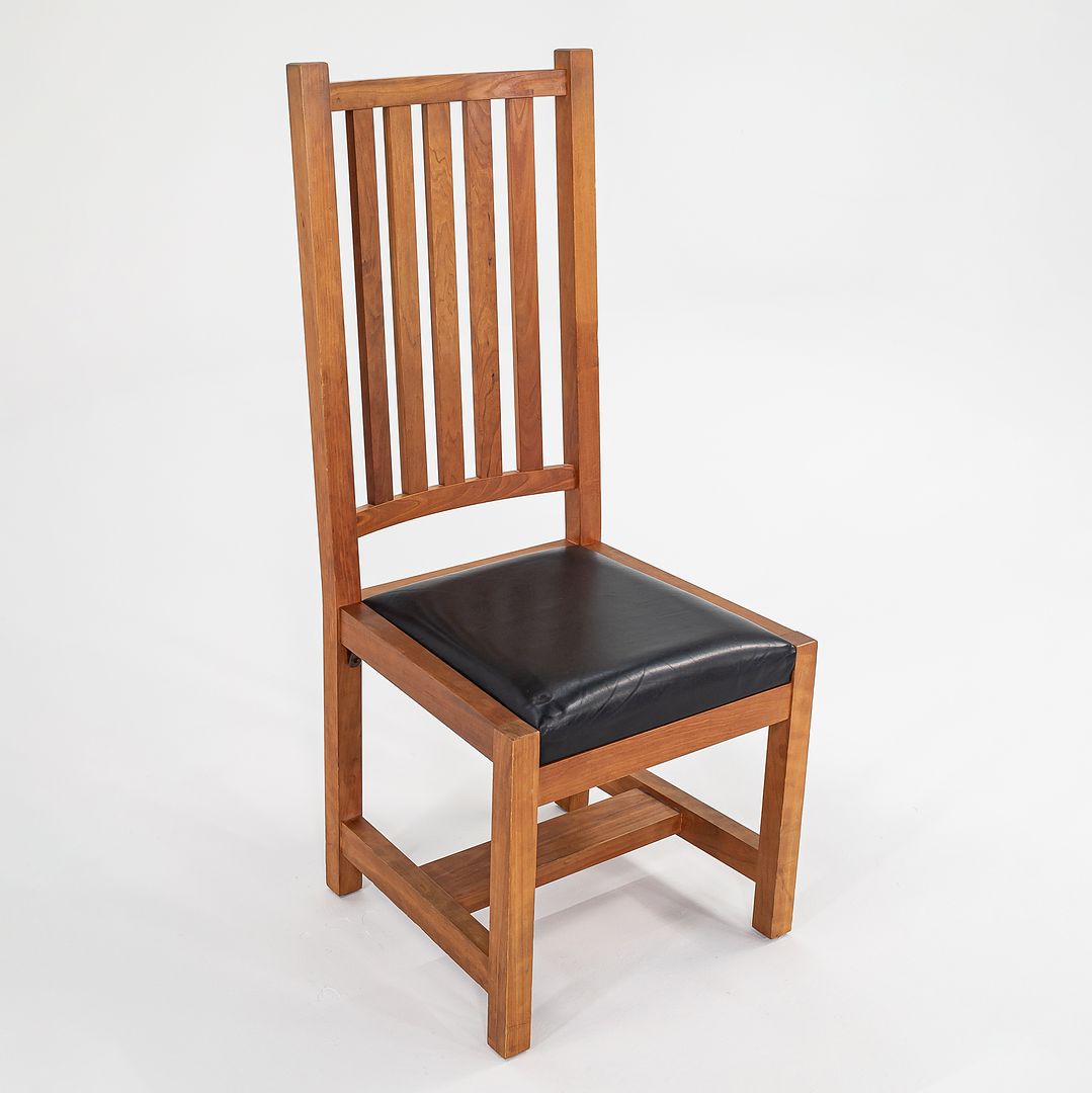 1990 Slatted Mission-Style Dining Chair by Thomas Moser in Solid Cherry Hardwood Sets Available