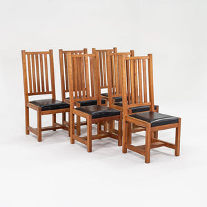 1990 Slatted Mission-Style Dining Chair by Thomas Moser in Solid Cherry Hardwood Sets Available