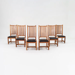 1990 Slatted Mission Style Dining Chair by Thomas Moser in Solid