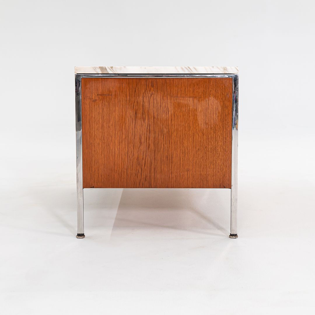 1965 Teak 2-Position Credenza Cabinet by Gordon Bunshaft and Davis Allen for SOM 2x Available