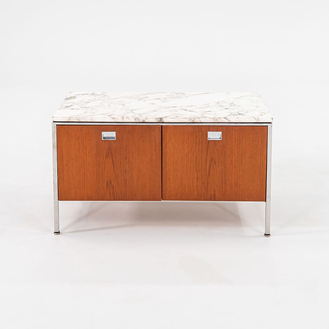 1965 Teak 2-Position Credenza Cabinet by Gordon Bunshaft and Davis Allen for SOM 2x Available