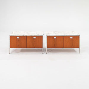 1965 Teak 2-Position Credenza Cabinet by Gordon Bunshaft and Davis Allen for SOM 2x Available