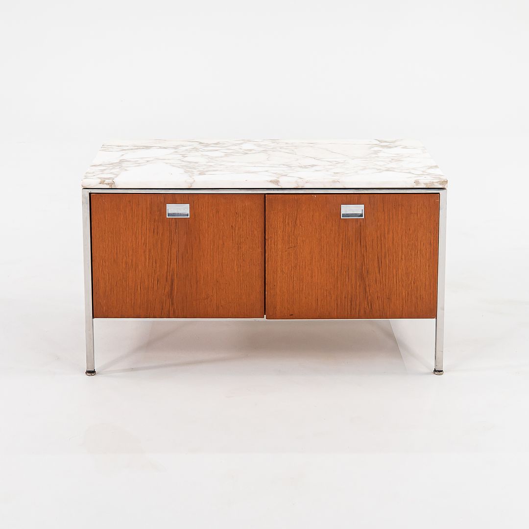 1965 Teak 2-Position Credenza Cabinet by Gordon Bunshaft and Davis Allen for SOM 2x Available