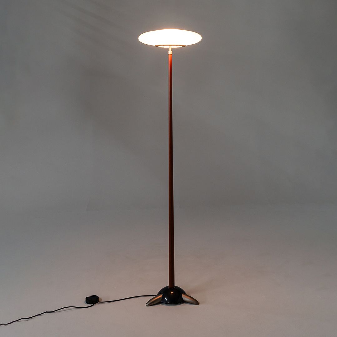 1993 PAO Floor Lamp by Matteo Thun for Arteluce Italy in Cherry and Glass