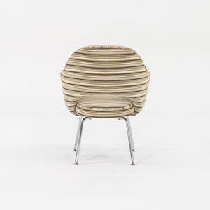 2009 Saarinen Executive Chair, Model 71APC by Eero Saarinen for Knoll in Striped Fabric