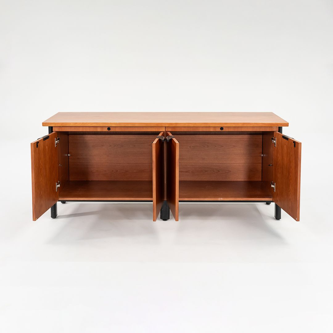 1990s Propeller Credenza Cabinet by Emanuela Frattini for Knoll International in Cherry