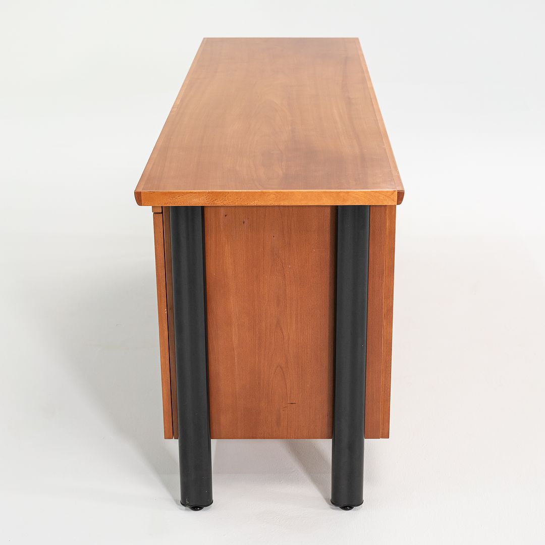 1990s Propeller Credenza Cabinet by Emanuela Frattini for Knoll International in Cherry