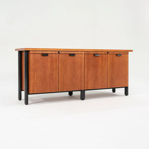 1990s Propeller Credenza Cabinet by Emanuela Frattini for Knoll International in Cherry