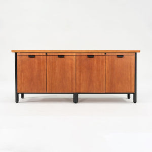 1990s Propeller Credenza Cabinet by Emanuela Frattini for Knoll International in Cherry