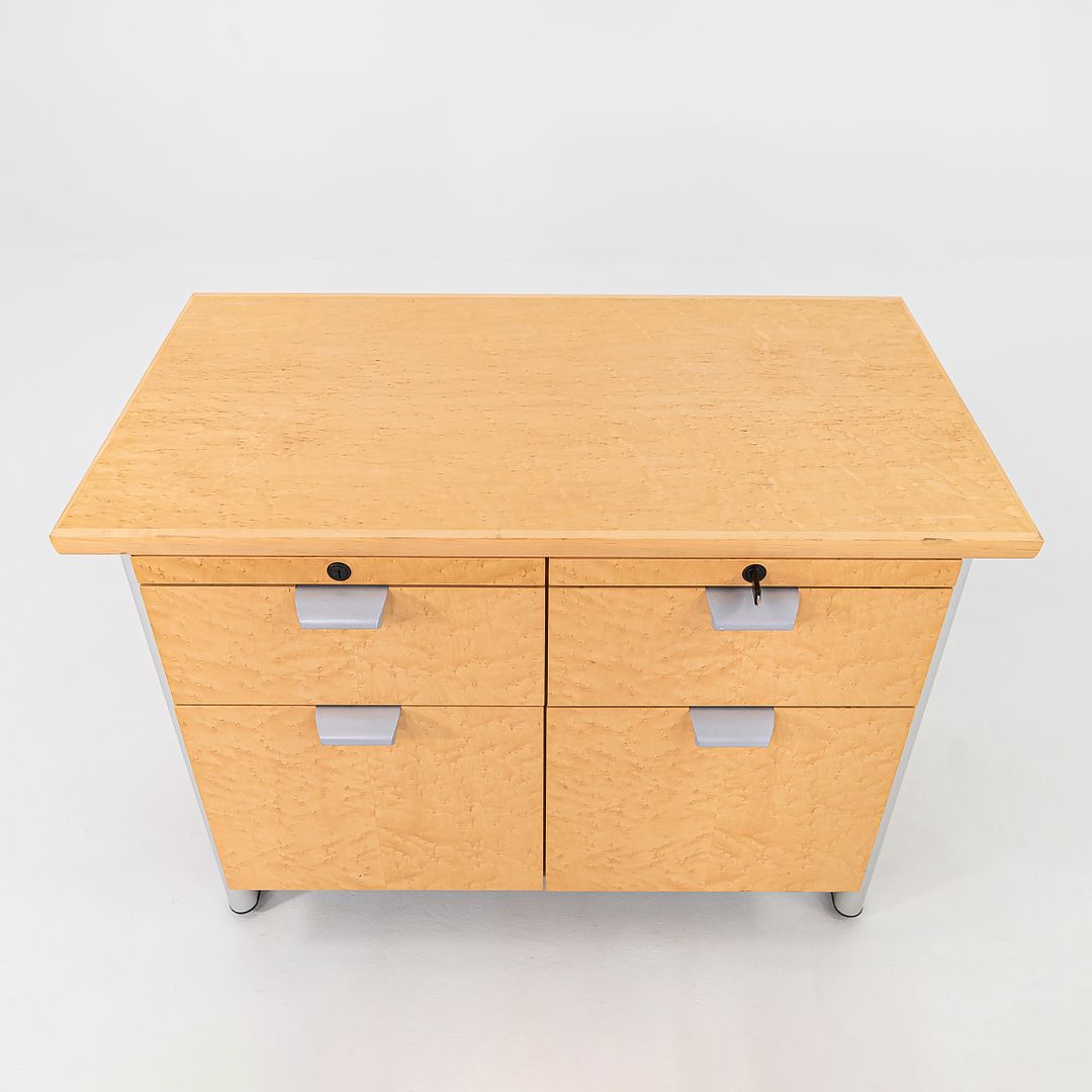 1990s Propeller Credenza Cabinet by Emanuela Frattini for Knoll in Maple 2x Available