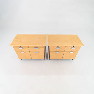 1990s Propeller Credenza Cabinet by Emanuela Frattini for Knoll in Maple 2x Available