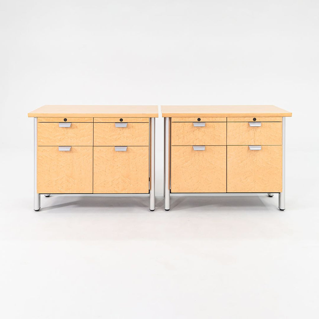 1990s Propeller Credenza Cabinet by Emanuela Frattini for Knoll in Maple 2x Available