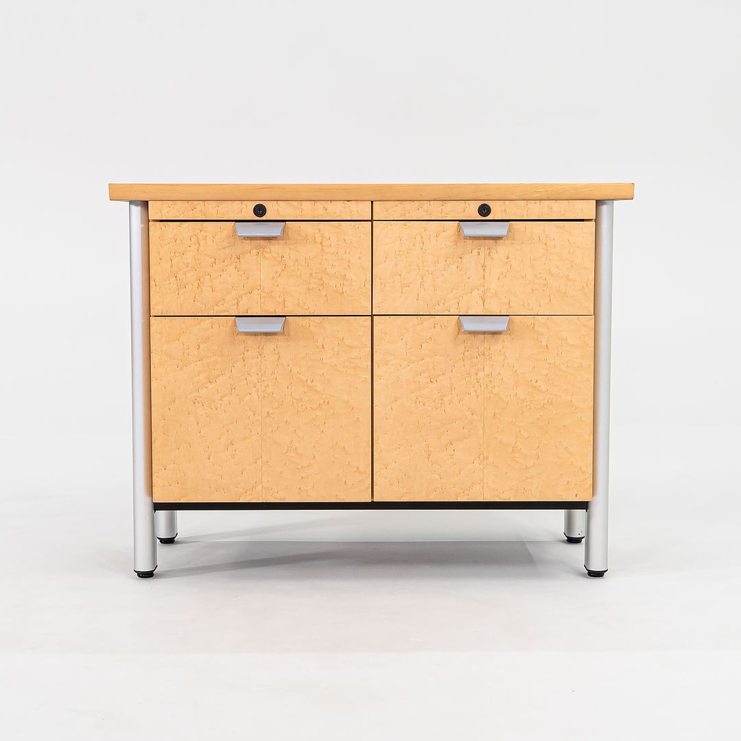 1990s Propeller Credenza Cabinet by Emanuela Frattini for Knoll in Maple 2x Available