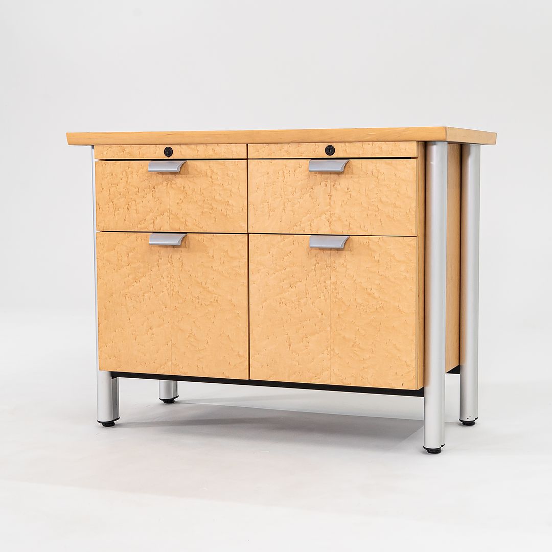 1990s Propeller Credenza Cabinet by Emanuela Frattini for Knoll in Maple 2x Available