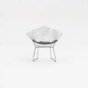 2000s Bertoia Child's Diamond Chair, Model 421LS by Harry Bertoia for Knoll Steel, Padding, Fabric