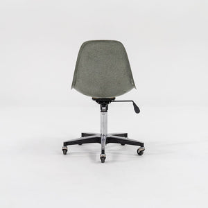 2010s Modernica Eames Fiberglass Side Shell Chairs with Rolling Office Bases in Green 15x Available