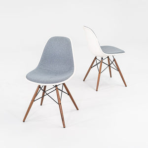 SOLD 2018 Pair of DSW Side Chairs with Dowel Base by Ray and Charles Eames for Herman Miller