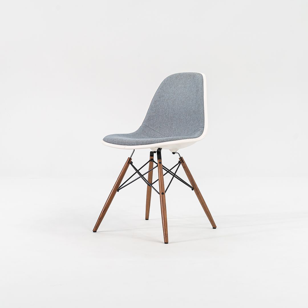 SOLD 2018 Pair of DSW Side Chairs with Dowel Base by Ray and Charles Eames for Herman Miller