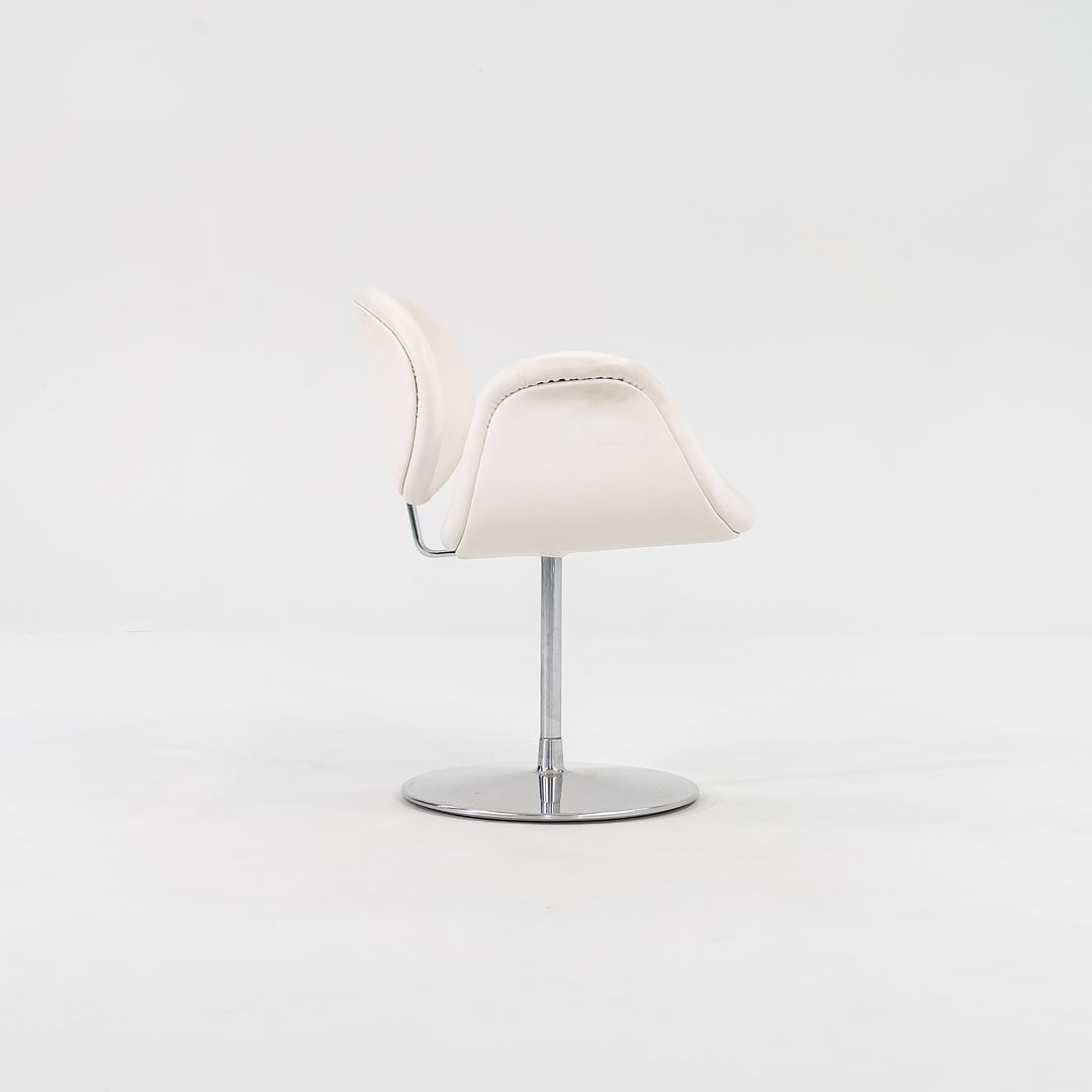 2016 Little Tulip Chair, Model F163 by Pierre Paulin for Artifort in White Leather