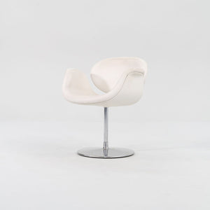 2016 Little Tulip Chair, Model F163 by Pierre Paulin for Artifort in White Leather