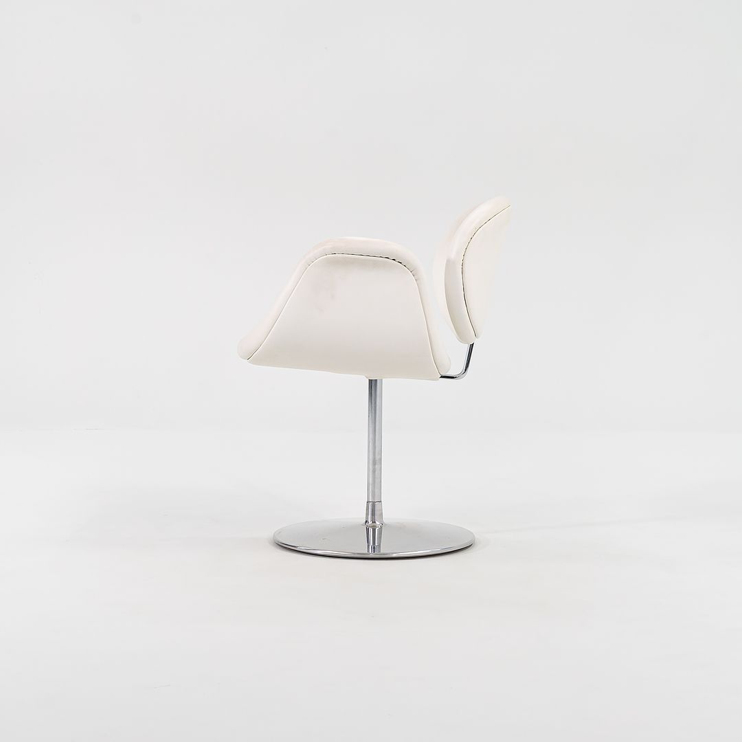 2016 Little Tulip Chair, Model F163 by Pierre Paulin for Artifort in White Leather